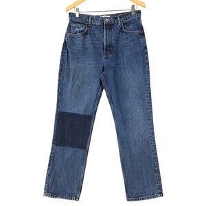 Reformation Blue Straight Leg Jeans